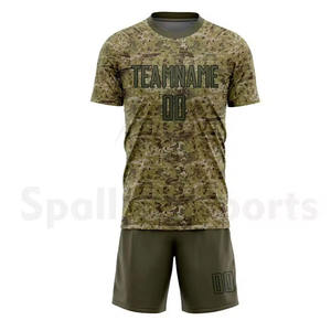 เสื้อฟุตบอลสำหรับทุกวัยพร้อมชุดเตะฟุตบอลที่สามารถระบายอากาศได้อย่างสบายและแข็งแรงยาวนาน - Product Image 1