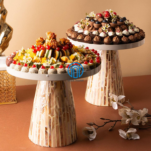 New Arrival Elegant Style Mother of Pearl <b>Chocolate</b> Stand Arabian Ramadan Capiz <b>Shell</b> <b>Chocolate</b> Trays Made in Vietnam - Product Image 2