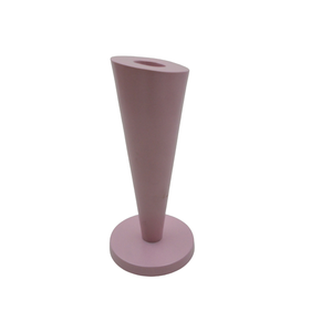 Bougeoir en aluminium au design unique Bougeoir en rose pour Noël Décoratif Fait à la main - Product Image 1