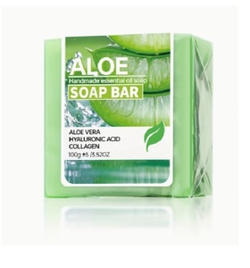 Jabón Artesanal Natural de Aloe con Pantenol para Hidratación Profunda, Sensación Suave en la Piel, Limpieza Diaria, Venta al Por Mayor - Product Image 6