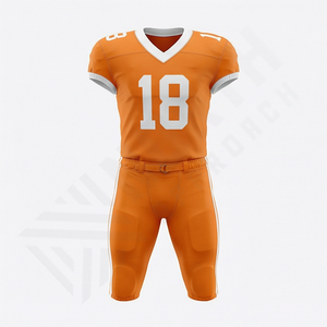 Uniforme de football américain de qualité supérieure, nouveau style, respirant, taille plus, vêtements d'entraînement performants pour hommes - Product Image 1