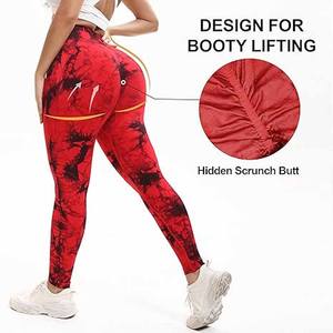 100% coton vêtements de sport femmes Legging coton biologique Legging de Yoga durable pour les femmes de haute qualité téléchargé par la robe de sport - Product Image 4