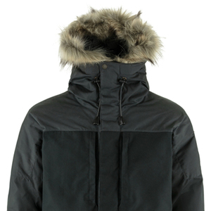 Parka en polaire standard d'automne pour hommes, fabriquée par des fabricants professionnels, veste à capuche longue en toile imperméable et coupe-vent, 100% coton - Product Image 4