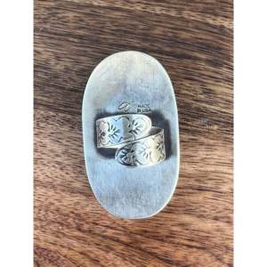Gabby Spencer Romantic <b>Adjustable</b> <b>Ring</b> Zebra Jasper Sterling Silver Bezel for Lovers Number Animal Lovers Gift for Size 8 - Product Image 5