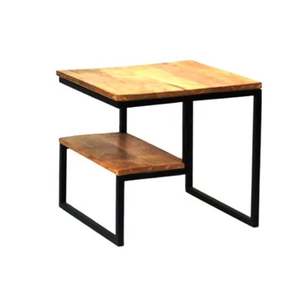 Juego de 2 Mesas de Consola Modernas de Hierro de la Mejor Calidad, Base Negra y Superficie de Color, para Decoración del Hogar y Hoteles - Product Image 5