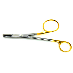 Porte-aiguilles Gillies avec ciseaux à suture, porte-aiguilles Gillies en acier métallique droit, pinces pour usage médical hospitalier - Product Image 6