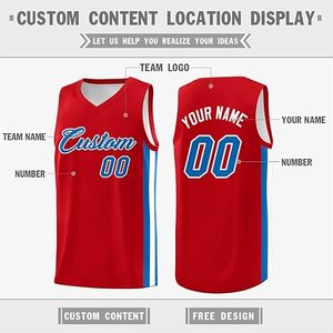 Vente chaude Maillots de basket-ball pour hommes Nom de l'équipe personnalisé Numéro Logo Tissu respirant à séchage rapide OEM Fournisseur d'uniformes en gros - Product Image 2