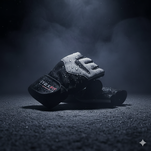 Guantes de gimnasio para levantamiento de pesas, guantes de gimnasio de medio dedo, guantes con soporte para muñeca, guantes de gimnasio transpirables para unisex, guantes de levantamiento de pesas de alta resistencia - Product Image 3