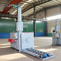 Incinérateur de déchets avancé, équipement de traitement des déchets solides à haute température, machine industrielle automatique d'élimination des déchets