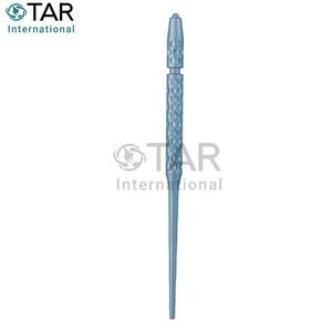 Mango de bisturí profesional, 145mm, 5,34 pulgadas, recto, azul, recubierto de titanio, hoja quirúrgica reutilizable no estéril, instrumentos médicos - Product Image 5