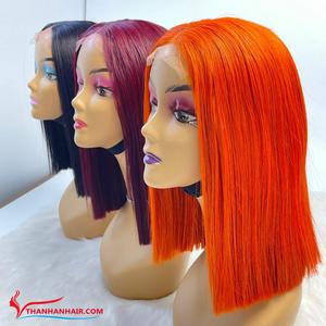 Vente flash Extension de cheveux vietnamienne Perruque à fermeture en dentelle en stock Prix de gros Pas de perte De nombreuses couleurs Prêt à expédier Trame de génie - Product Image 3