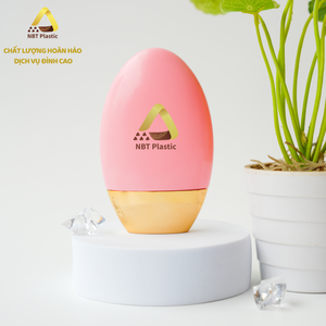 Nuevo MODELO DE FÁBRICA DE Vietnam 50ml HDPE plástico huevo o píldora en forma de botella de protección solar de alta calidad con precio de tapón de rosca - Product Image 1