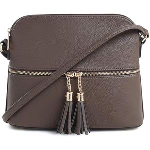 Sac à bandoulière élégant pour femmes Sac à bandoulière en cuir PU grainé doux pour femmes modernes - Product Image 5