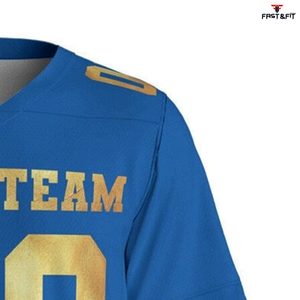 Service OEM Maillot de l'équipe de football américain en maille personnalisée Maillot de football américain à séchage rapide respirant par sublimation à vendre - Product Image 5