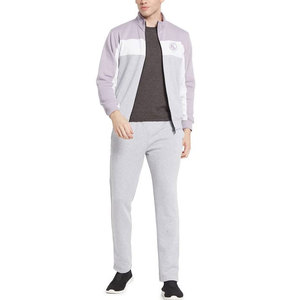 Diseño liso personalizado su propio chándal para hombres Venta caliente Slim Fit algodón liso hombres chándal - Product Image 4