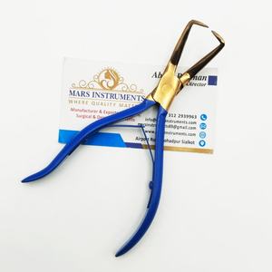 Pince pour enlever les perles d'extension de cheveux Micro ouvre-anneau en acier inoxydable avec double ressort et poignée antidérapante Extensions professionnelles - Product Image 2