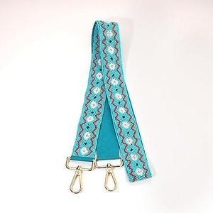 Handmade Beaded Bag <b>Strap</b> with COLOURFUL Pattern Adjustable Shoulder Crossbody <b>Replacement</b> <b>Handbag</b> Purse - Product Image 5