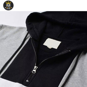 Diseño personalizado 100% algodón hecho hombres media cremallera Sudadera con capucha peso ligero de calidad superior media cremallera sudaderas con capucha para hombre - Product Image 6