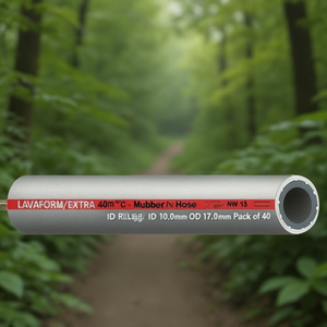 Tuyau d'arrivée en caoutchouc pour lave-linge LAVAFORM/EXTRA 40m de long ID 10.0mm OD 17.0mm Lot de 40 - Product Image 2
