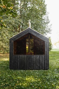 <span class=keywords><strong>Sauna</strong></span> da Esterno con Veranda in Legno Grigio Scuro, Tetto <span class=keywords><strong>a</strong></span> Punta, Riscaldata <span class=keywords><strong>a</strong></span> <span class=keywords><strong>Legna</strong></span>, Resistente alle Intemperie, per Tutte le Stagioni, Consegna <span class=keywords><strong>a</strong></span> Domicilio - Product Image 4