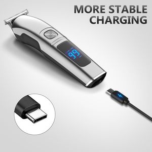 Afeitadora Eléctrica Profesional para Hombre, Recortadora de Barba Todo en Uno, Ajustable, con Alimentación USB, Incluye Cable Cargador y Adaptador - Product Image 3