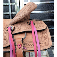 OEM Design personnalisé en cuir de qualité supérieure bande de cuir naturel de l'Ouest Selle de cheval coupe-ranch cordeur vers le bas