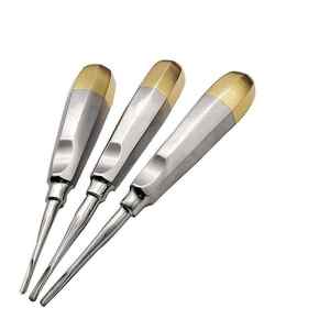 Élévateur de racine chirurgical orthodontique dentaire, élévateur luxateur, 2 mm, droit, en acier inoxydable, ensemble d'instruments réutilisables - Product Image 3