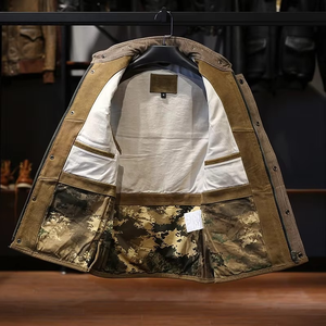 Gilet de motard pour homme en cuir véritable, gilet sans manches en cuir embossé crocodile, logo personnalisé, gilet en cuir, produits lacostés - Product Image 4