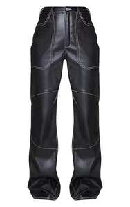 Pantalons streetwear pour femmes à la mode pantalons en cuir pu design élégant mode moderne vêtements de qualité supérieure - Product Image 2