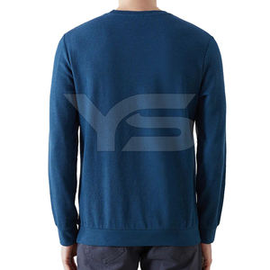 Pull-over décontracté pour hommes 100% coton respirant et anti-rétrécissement prix de gros ODM approvisionnement pour la saison d'hiver - Product Image 4