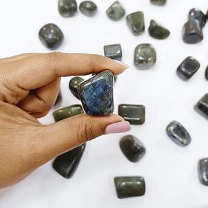 Vente en gros de Labradorite en vrac pierres naturelles polies cristaux de guérison semi-précieux pour Chakra équilibrage travail énergétique Reiki - Product Image 5