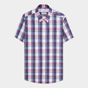 Aristino Chemise à manches courtes coupe ajustée pour homme de haute qualité grande taille décontractée confortable prix chaud fabrication chaude ASS025AZ - Product Image 1