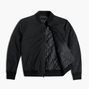 Veste bomber d'hiver pour homme de haute qualité, en toile imperméable, respirante, légère, confortable, col mandarin, vestes pour homme - Product Image 3