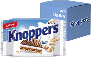 Obleas de Chocolate con Avellanas Knoppers, 25g a Granel, Envío Rápido para Mayoristas - Product Image 3