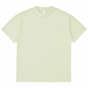 พรีเมี่ยมผู้ชายฮิปฮอปเสื้อยืด 300gsm ผ้าฝ้ายหนาฤดูร้อนหน้าจอพิมพ์เสื้อยืดออกแบบที่กําหนดเอง - Product Image 6