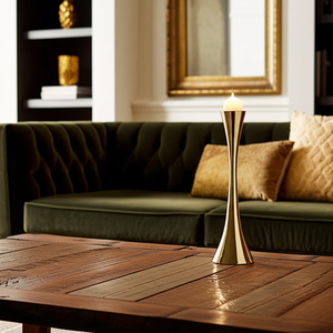 Handcrafted <b>Tealight</b> Candle Holder with Metal Stand Good Selling for Home Decoration Wedding Unique Candle Jar - Product Image 3