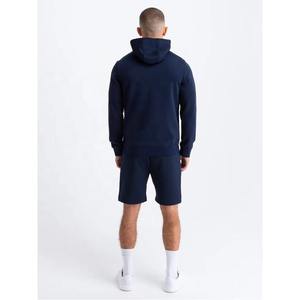 Ensemble de survêtement de sport d'été personnalisé en polyester pour homme, short et sweat à capuche 2 pièces, collection 2026 - Product Image 3