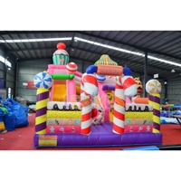 Château gonflable à bonbons, structure gonflable, gonflable pour enfants, trampoline gonflable pour enfants