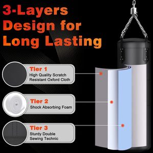 <span class=keywords><strong>Sac</strong></span> <span class=keywords><strong>de</strong></span> boxe pour adultes/enfants <span class=keywords><strong>sac</strong></span> <span class=keywords><strong>de</strong></span> boxe lourd non rempli chaîne <span class=keywords><strong>crochet</strong></span> <span class=keywords><strong>de</strong></span> <span class=keywords><strong>plafond</strong></span> pour MMA Kickboxing boxe karaté Muay Thai Taekwondo - Product Image 4