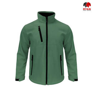Veste Softshell Personnalisée Ryan Pro Gear pour Hommes, Fermeture Éclair, Tissu Respirant avec Logo Personnalisé, Motif Uni - Product Image 2
