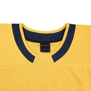 Jersey de Hockey sobre Hielo Personalizable 100% Poliéster para Hombre, Talla Adulto, Ropa de Entrenamiento Transpirable, Color Sólido, Jersey de Hockey en Equipo - Product Image 3