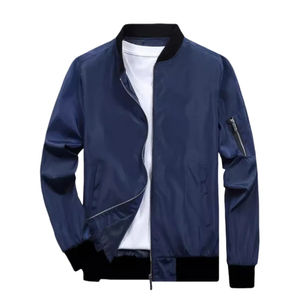 Manteau coupe-vent zippé décontracté léger pour homme printemps automne avec poches taille XS - Product Image 1