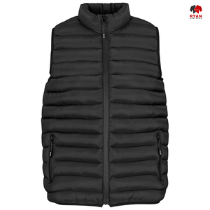 Gilet matelassé décontracté pour homme Ryan Pro Gear, imperméable, respirant, col montant, fermeture éclair, logo sur le devant, design ODM - Product Image 4