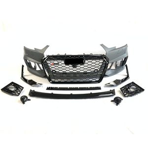 Kit carrosserie de style RS4 pour Audi <span class=keywords><strong>A4</strong></span> S4 B9 changement à l'assemblage de pare-chocs <span class=keywords><strong>avant</strong></span> RS4 2017 2018 2019 B9 lifting avec cadre <span class=keywords><strong>Quattro</strong></span> - Product Image 2