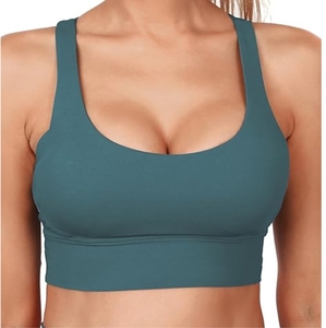 Soutien-gorge de sport à maintien élevé pour femmes, vente en gros, soutien-gorge de yoga sportif à dos croisé, respirant, vêtements de sport actifs, soutien-gorge de sport sans couture réglable - Product Image 1
