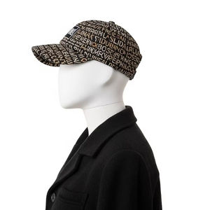 Casquettes de baseball unisexes brodées à la main avec impression en feuille, tissu en coton doux, ajustement réglable, vêtements de sport de plein air, couvre-chef personnalisé - Product Image 2