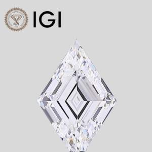 Diamante de Laboratorio en Forma de Rombo, 1 Quilate, D VVS2, Corte Rombo, Certificado IGI - Product Image 1