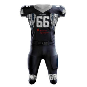 Maillots de football américain pour jeunes et adultes avec logo personnalisé, 12 panneaux de broderie, appliques, vêtements grande taille sublimés et respirants - Product Image 5