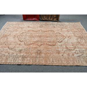 Tapis turc 5,7x9,2 pieds, grand tapis vintage, tapis ombré marron-orange - Product Image 3