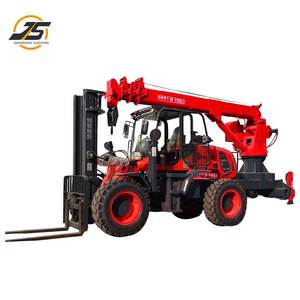China Novo Diesel Powered Pallet Truck Armazém Terreno Áspero <span class=keywords><strong>3</strong></span> <span class=keywords><strong>Ton</strong></span> 6 <span class=keywords><strong>Ton</strong></span> Empilhadeira Agrícola & Construção Guindaste Empilhadeira - Product Image 2
